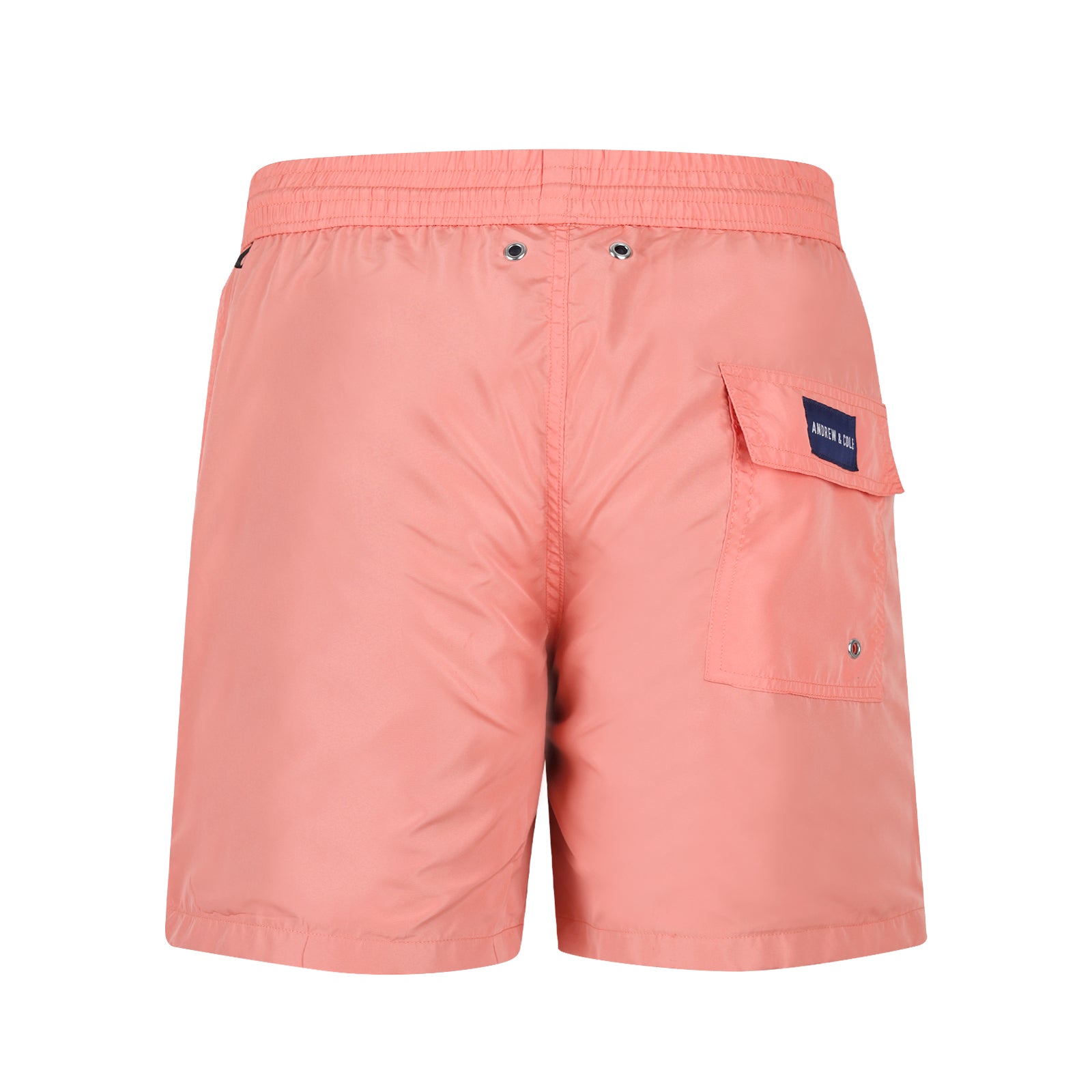 Coral Badeshorts Hinteransicht Andrew&Cole
