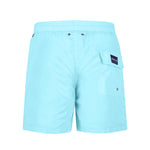 Hellblaue Badeshorts Hinteransicht Andrew&Cole