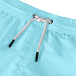 Hellblaue Badeshorts Nahansicht Andrew&Cole