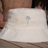 CHAPEAU SEAU BLANC CASSÉ
