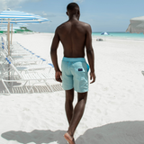 SHORT DE BAIN BLEU CIEL