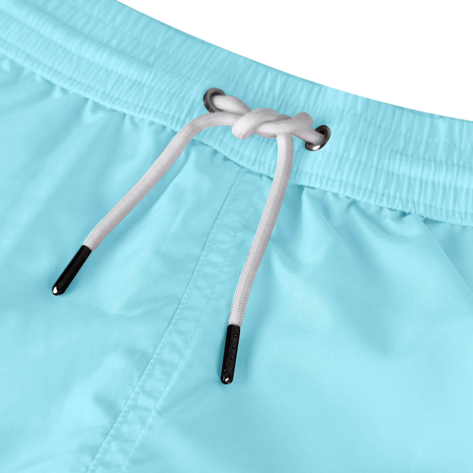 Hellblaue Badeshorts Nahansicht Andrew&Cole