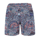 Badeshorts mit Paisley Hinteransicht Andrew&Cole