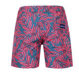 Badeshorts mit Palmenmuster Hinteransicht Andrew&Cole